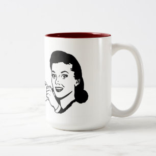 Compassion kicks in after Two-Tone coffee mug