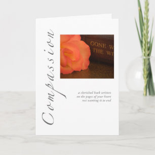 Compassion Rose & Book Card