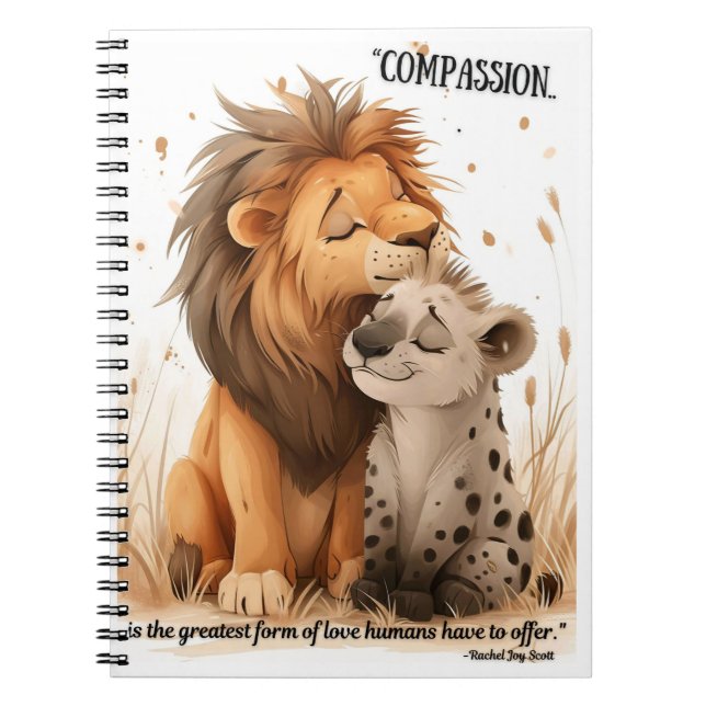 Compassionate Animal Illustrated Notebook (Front)