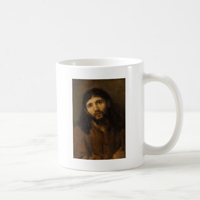 Compassionate Eyes Jesus Coffee Mug (Right)