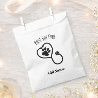 Compassionate Veterinary Doctor Animal Care Design Favour Bag