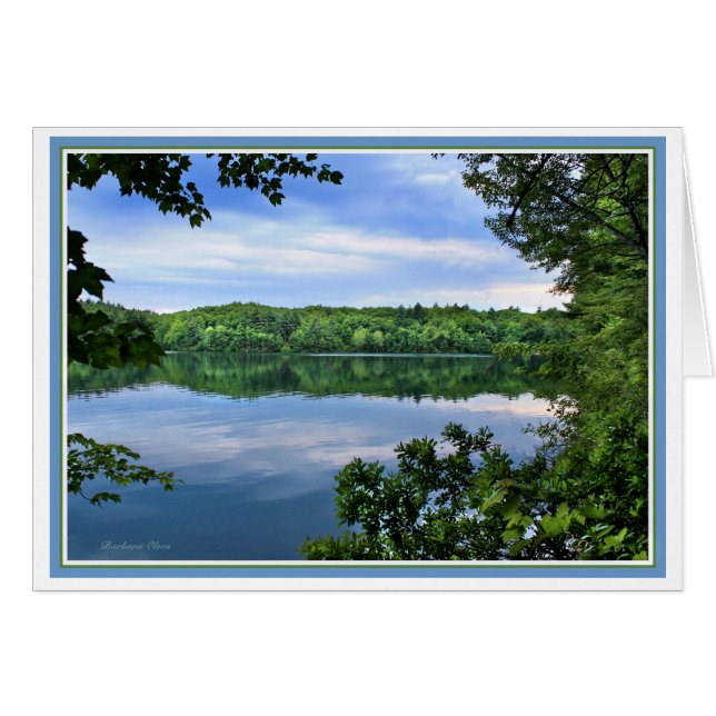 *Compensation in every disappointment: Walden Pond (Front Horizontal)