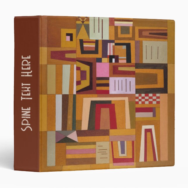 Compensation, Kandinsky Inspired Geometric Art Binder (Front/Spine)