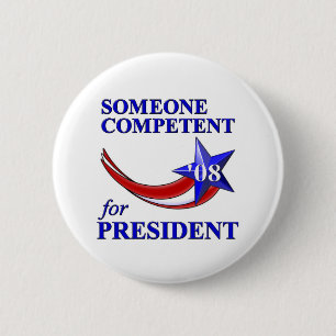 Competent President 2 Inch Round Button