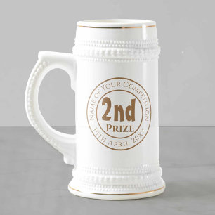 Competition 2nd Prize Trophy Award Beer Stein
