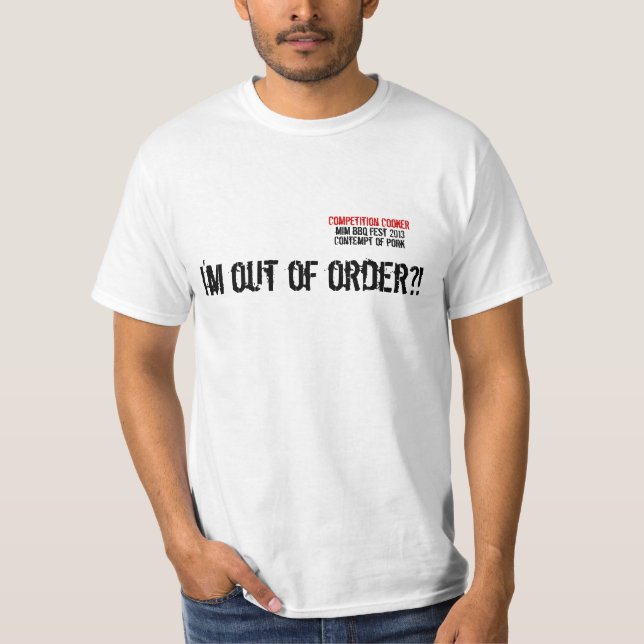 Competition Cooker Tee (Front)