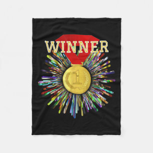 Competition Prize Winner Gold Medal #1 Fleece Blanket