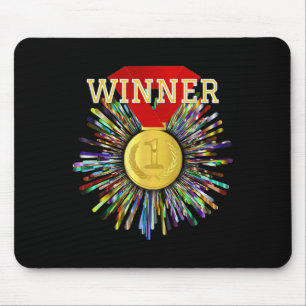 Competition Prize Winner Gold Medal #1 Mouse Pad