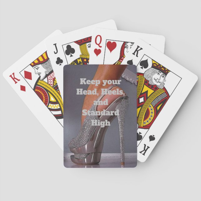 Competition with our standard high cards! playing cards (Back)