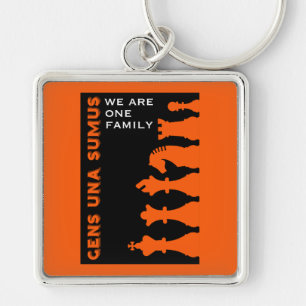 Competitive Chess Players Keychain