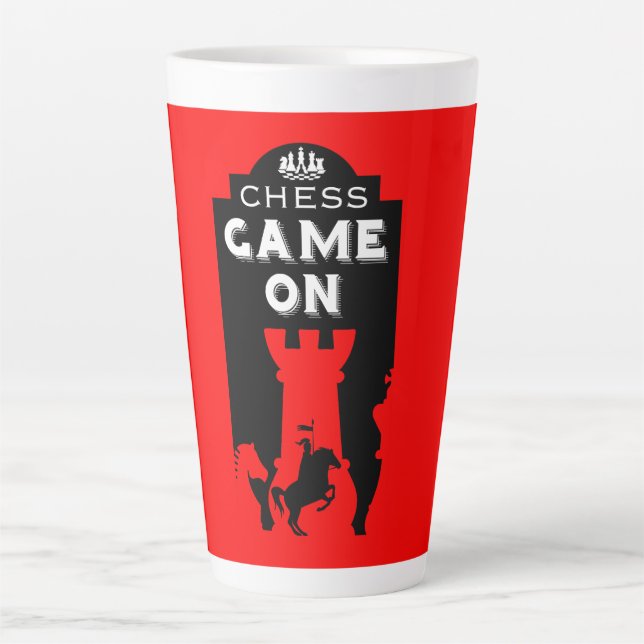 Competitive Chess Players Latte Mug (Front)