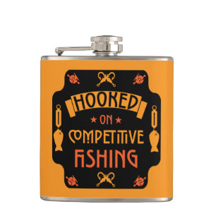 Competitive Fishing Gifts Hip Flask