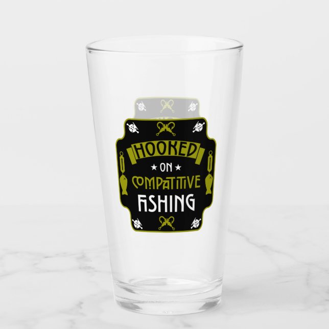 Competitive Fishing Tournament Glass (Front)