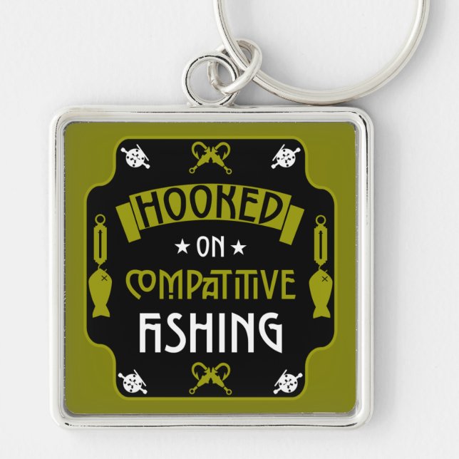 Competitive Fishing Tournament Keychain (Front)