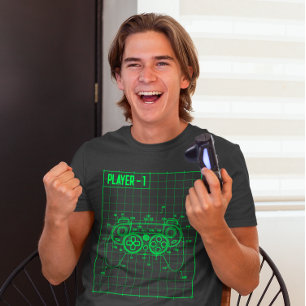 Competitive Gamer Game Player #1 T-Shirt