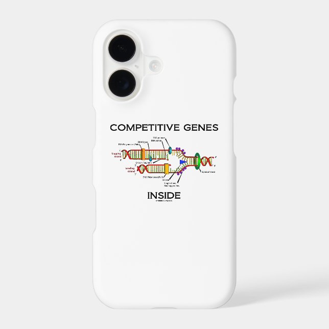 Competitive Genes Inside DNA Replication Humor (Back)