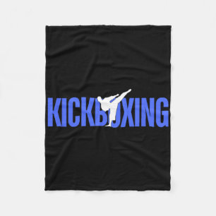 Competitive Kickboxing Fleece Blanket
