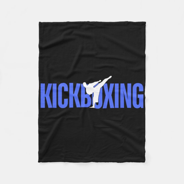 Competitive Kickboxing  Fleece Blanket (Front)