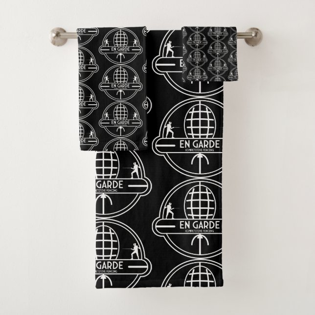Competitive Sword Fencing Bath Towel Set (Insitu)