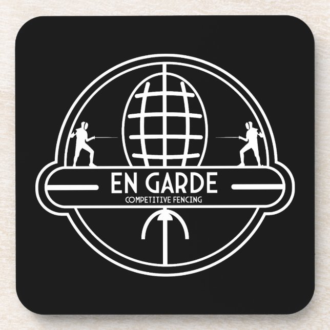 Competitive Sword Fencing Coaster (Front)