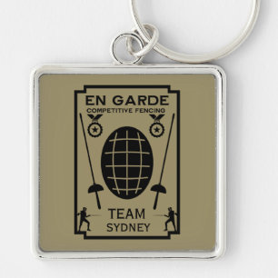 Competitive Sword Fencing Keychain