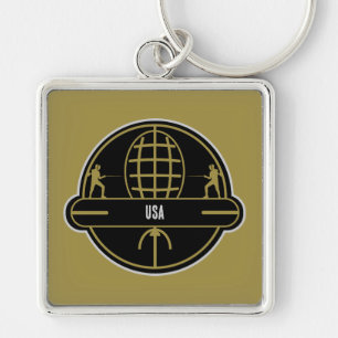 Competitive Sword Fencing Keychain