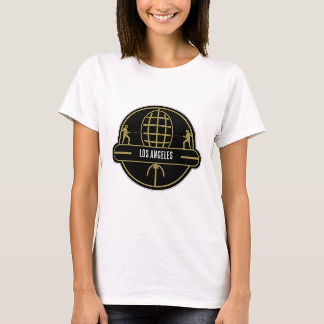 Competitive Sword Fencing T-Shirt (Front)