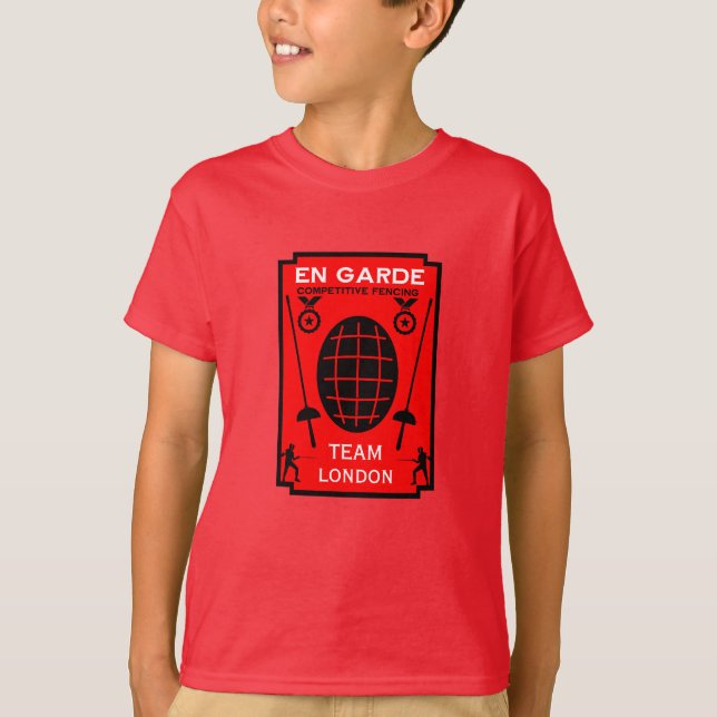 Competitive Sword Fencing T-Shirt (Front)