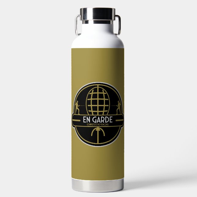 Competitive Sword Fencing Water Bottle (Front)