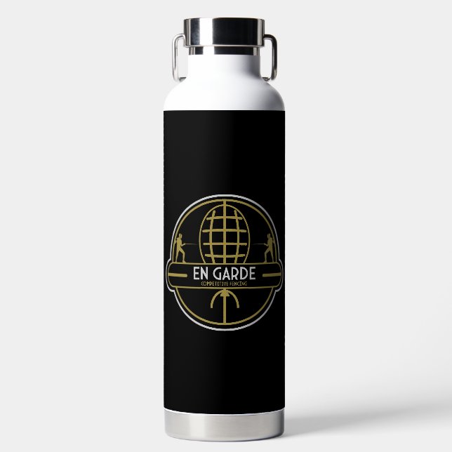 Competitive Sword Fencing Water Bottle (Front)