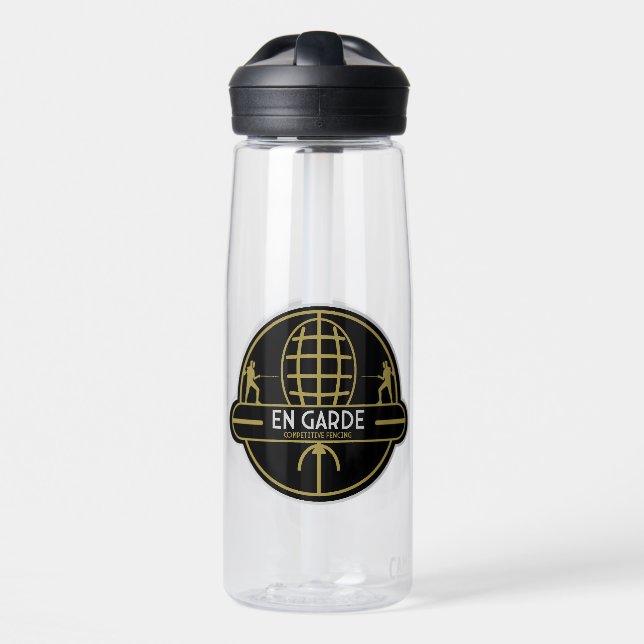 Competitive Sword Fencing Water Bottle (Front)