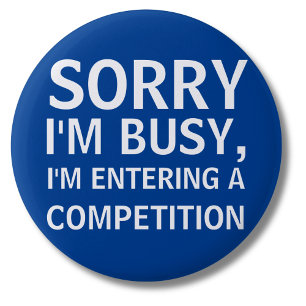 Comping enthusiast compers badge competition lover 2 inch round button