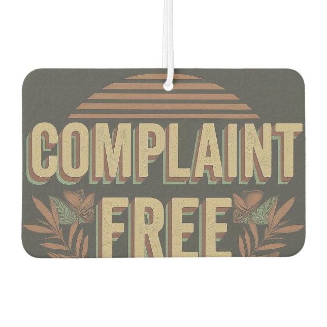 Complaint free air freshener (Front)