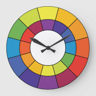 Complementary Colour Wheel Clock