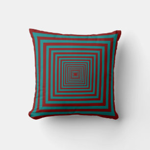 Complementary Two Colour Combination / Mix Throw Pillow