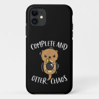 Complete and Otter Chaos Funny Cute Sea Otter Pun