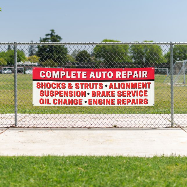Complete Auto Repair Suspension Brakes Engine Banner (Insitu)