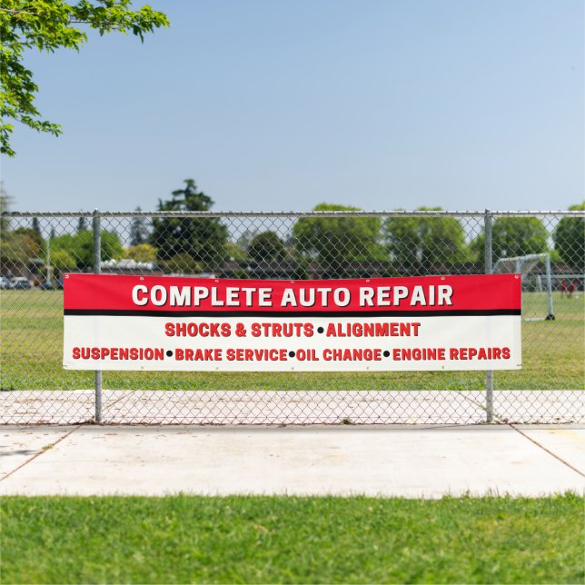 Complete Auto Repair Suspension Brakes Engine Larg Banner (Insitu)