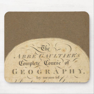 Complete course of geography mouse pad