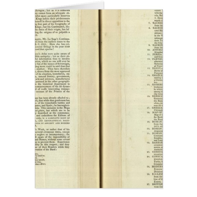 Complete Genealogical, Historical, Chronological (Front)