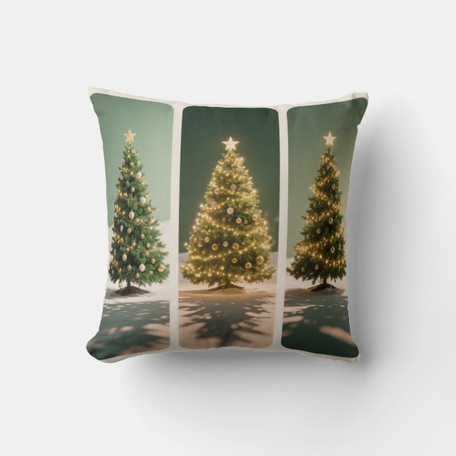 Complete the Christmas mood! Tree cushion (Front)