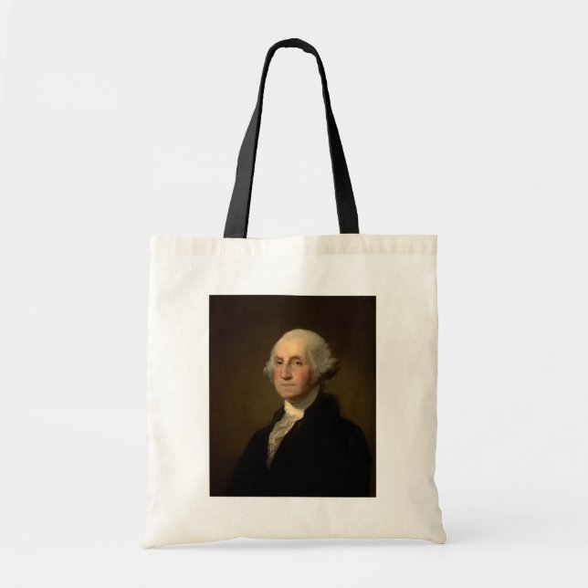 Completed Anthaeneum George Washington, Stuart Tot Tote Bag (Front)