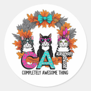 Completely Awesome Thing - CAT Classic Round Sticker