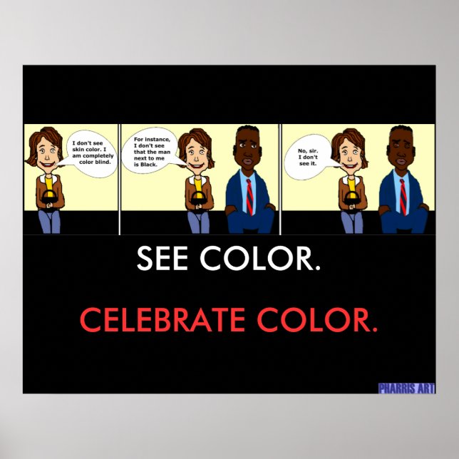 Completely Color Blind Poster (Front)