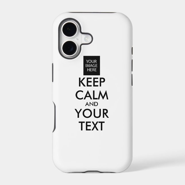 Completely Personalized KEEP CALM and YOUR TEXT (Back)