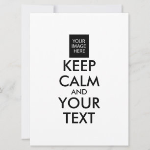 Completely Personalized KEEP CALM and YOUR TEXT