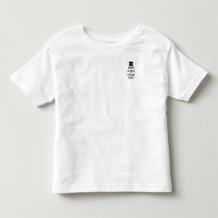 Completely Personalized KEEP CALM and YOUR TEXT Toddler T-shirt