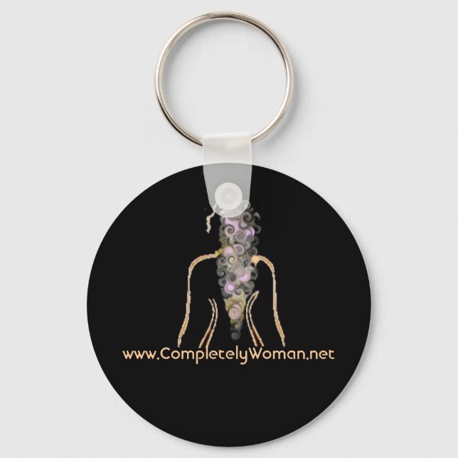 Completely Woman Logo Keychain (Front)