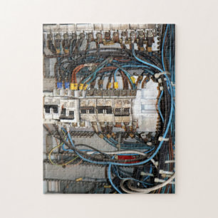 Complex Industrial Wiring Puzzle Challenge