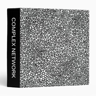 Complex Network (1.5in) - Black and White Binder